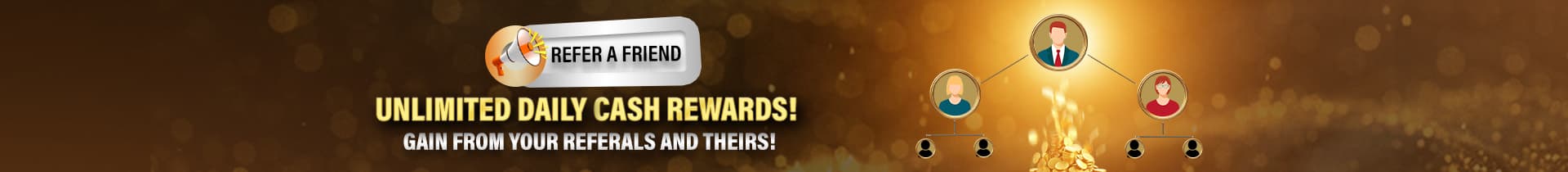 Referral program banner